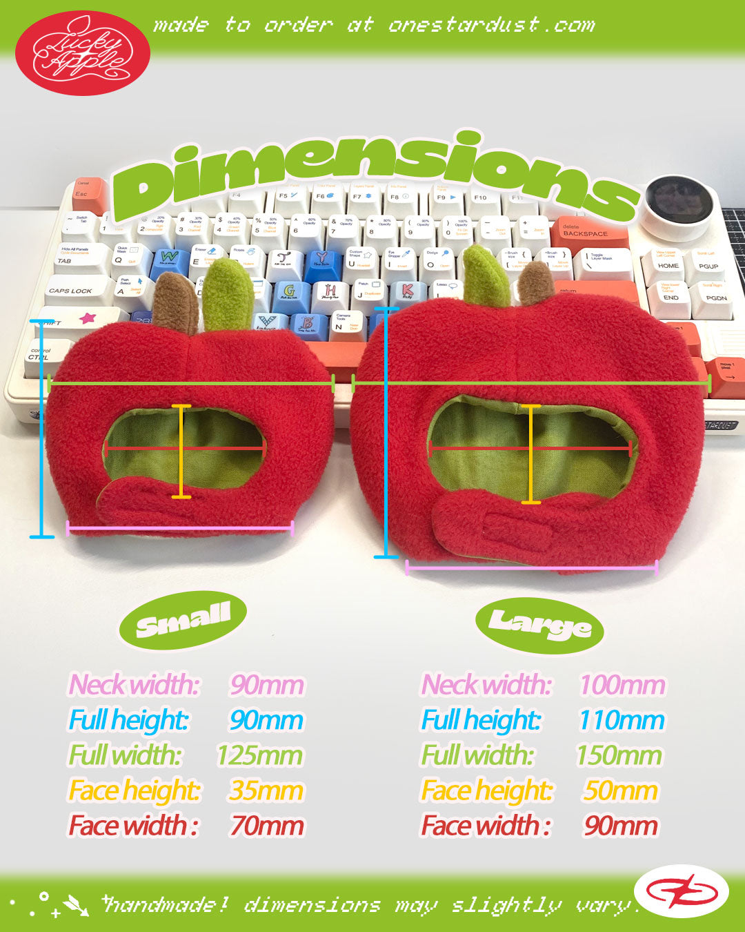 Apple Hat Plush 🍎 {handmade}