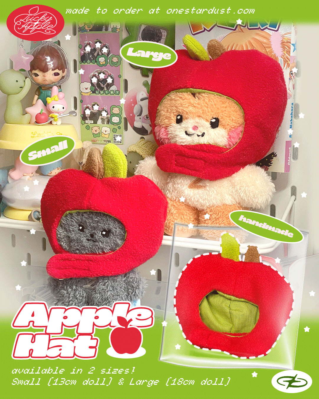 Apple Hat Plush 🍎 {handmade}