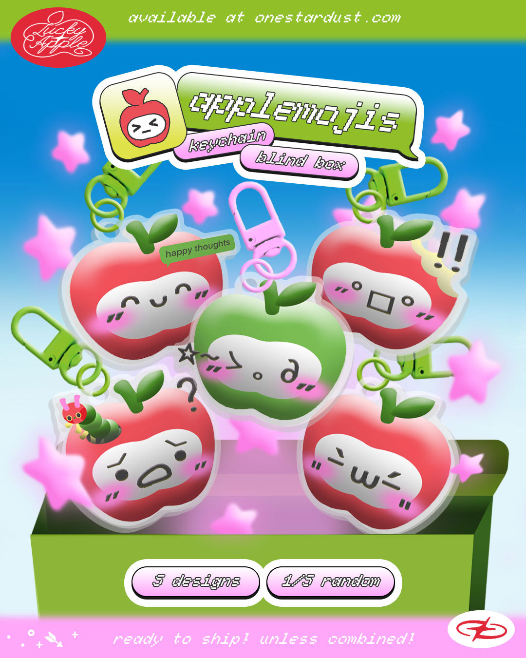 Applemojis Blind Box Keychain