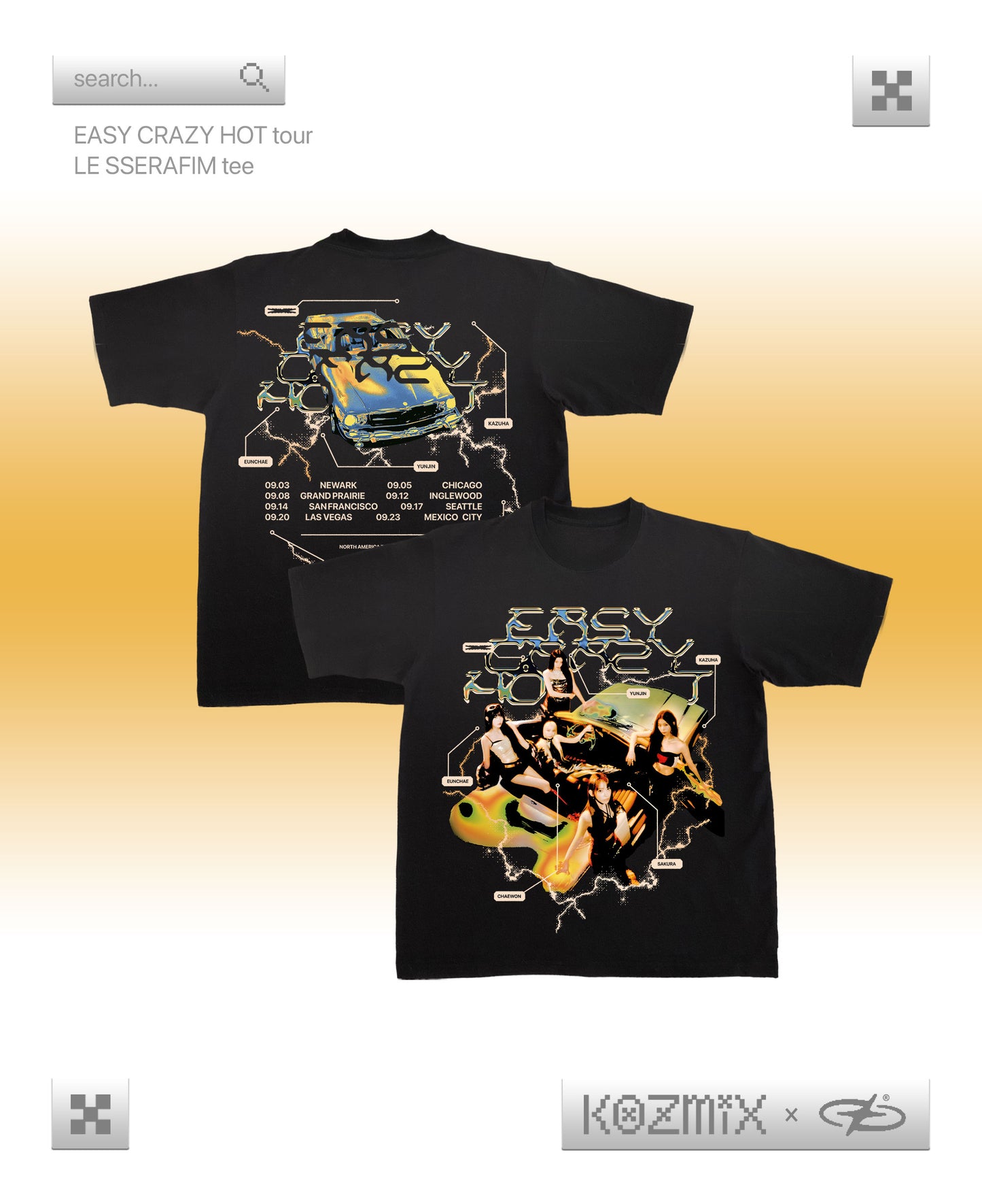 EASY CRAZY HOT tee