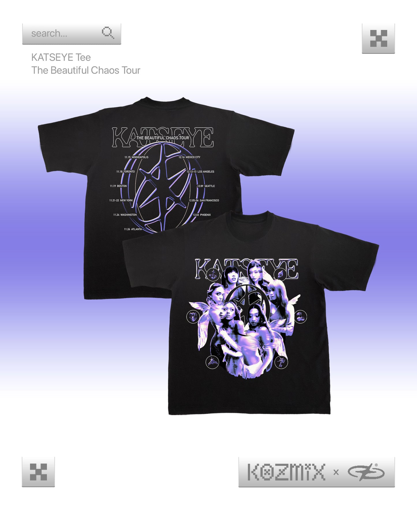BEAUTIFUL CHAOS tee