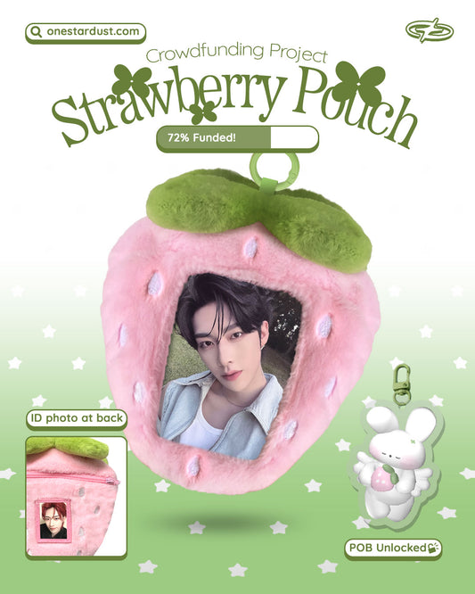Strawberry Pouch - Creamy Pink