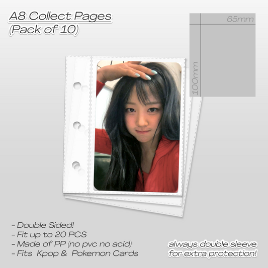 A8 Mini Collect Pages (Pack of 10)