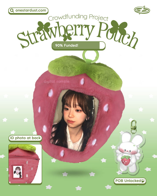 Strawberry Pouch - Dusty Red!