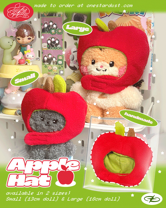 Apple Hat Plush 🍎 {handmade}