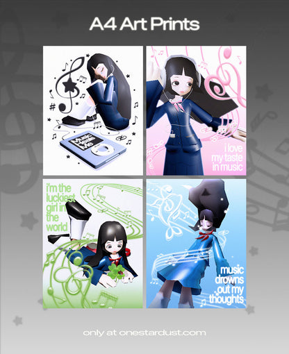 [preorder] Wishful Serenade A4 Art Prints