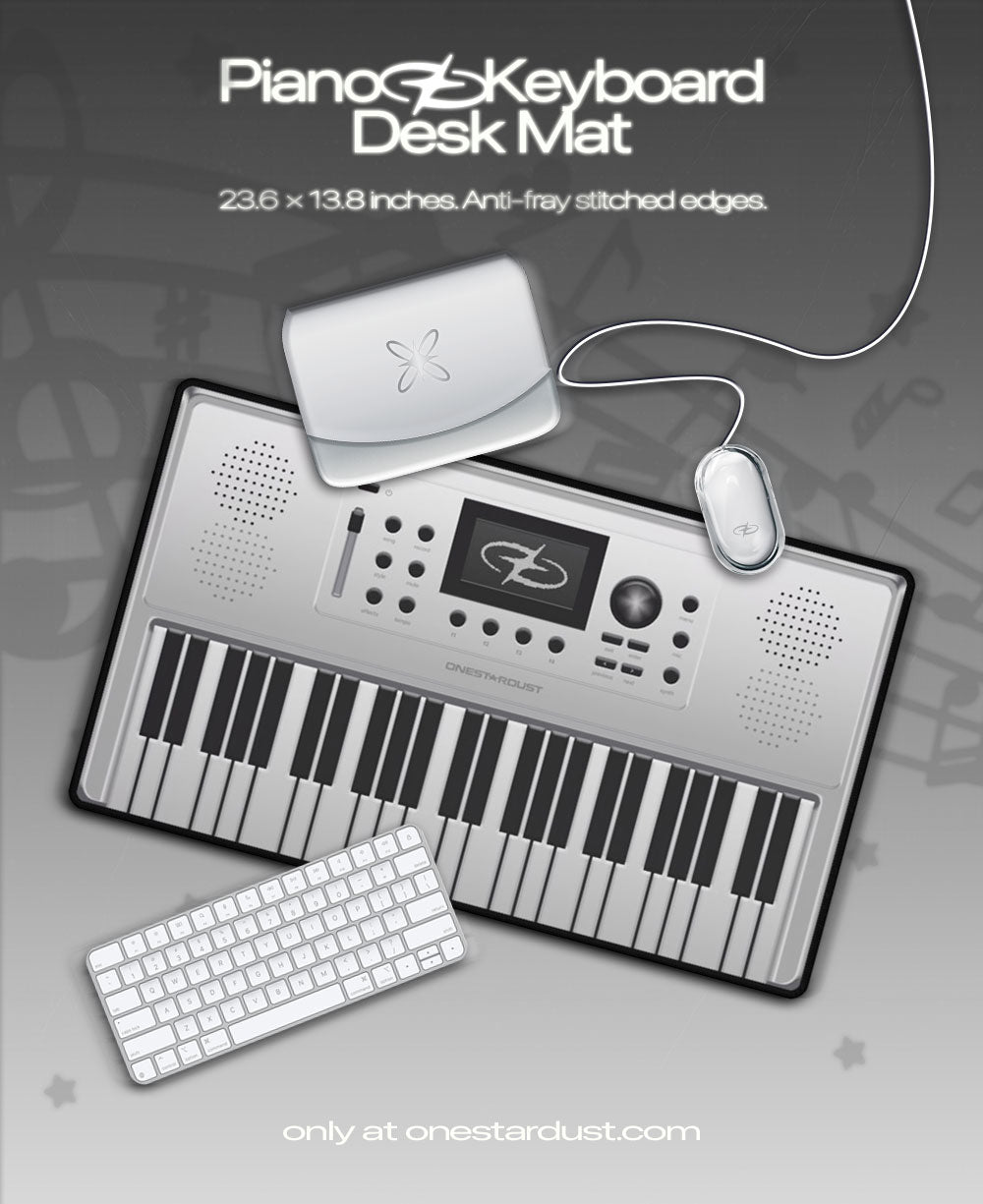 [preorder] Piano Keyboard Desk Mat