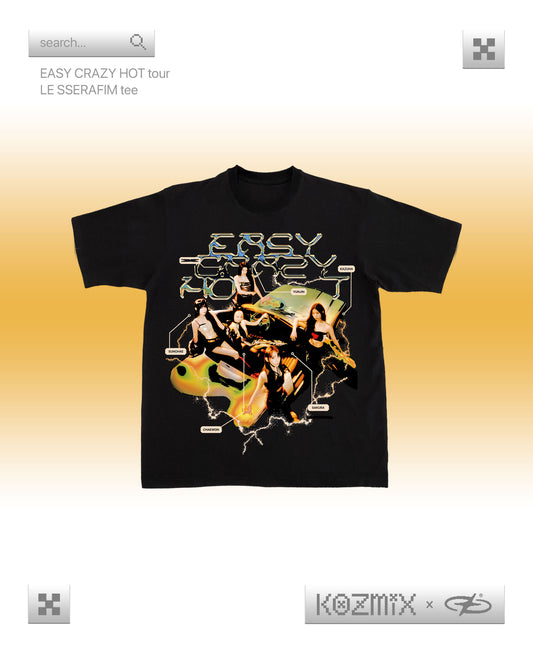 EASY CRAZY HOT tee