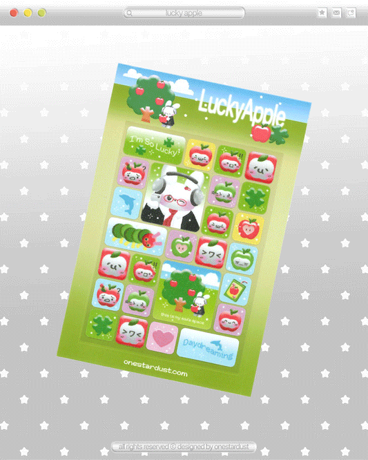 LuckyApple Sticker Sheet