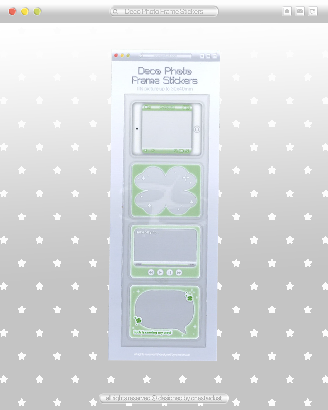 Deco Photo Frame Stickers