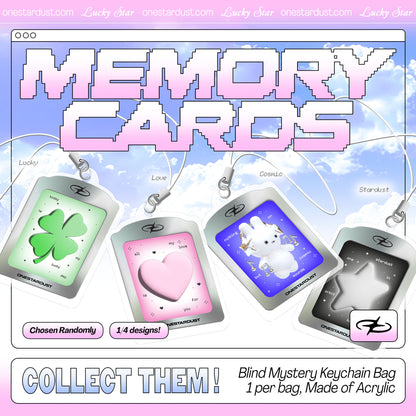 Memory Cards Blind Mystery Keychain Bag [preorder]