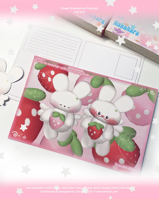 Sweet Strawberries Postcard