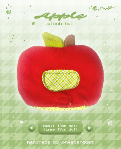Red Apple Hat Plush 🍎 {handmade}