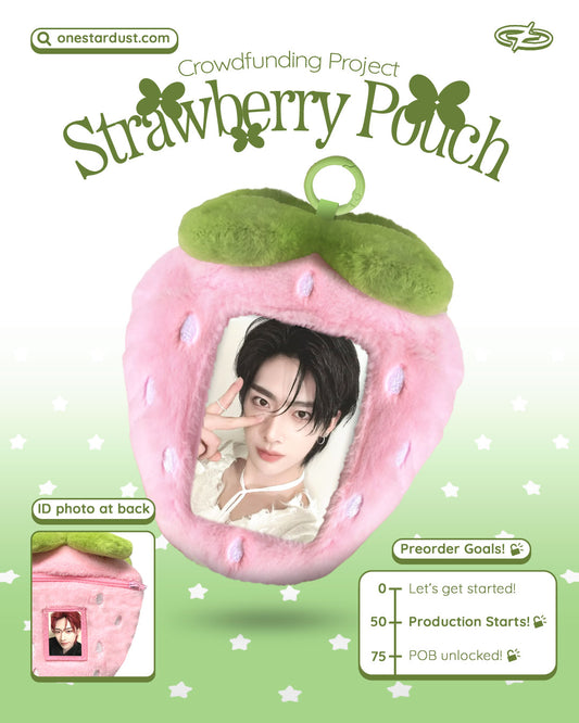 Strawberry Pouch - Creamy Pink
