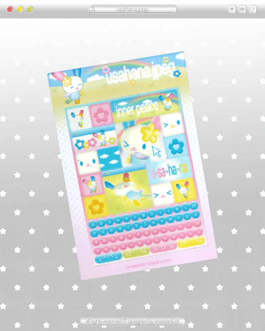 usa-hana.jpeg Sticker Sheet